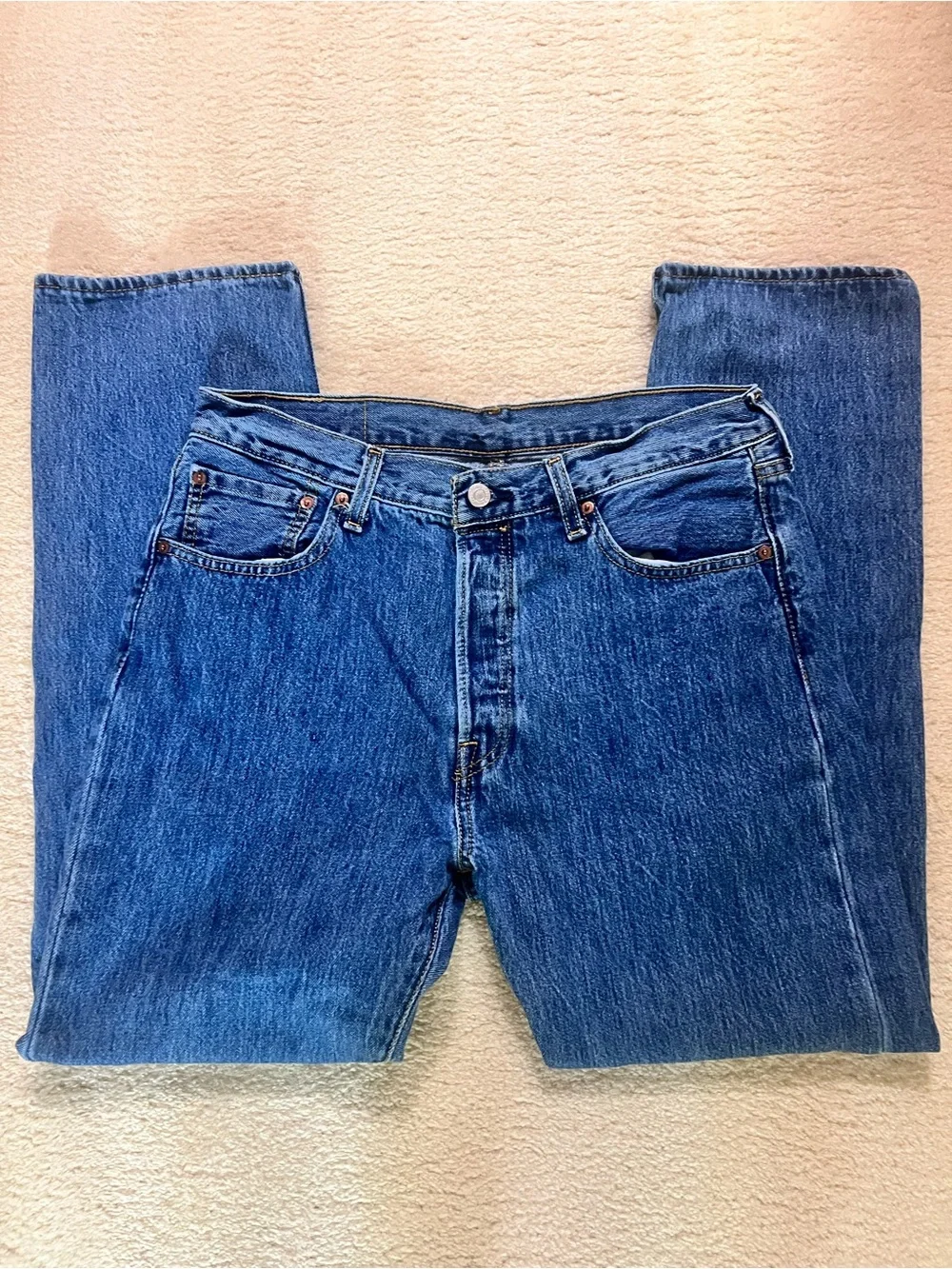 Levi's Men's Straight Blue Denim Jeans
